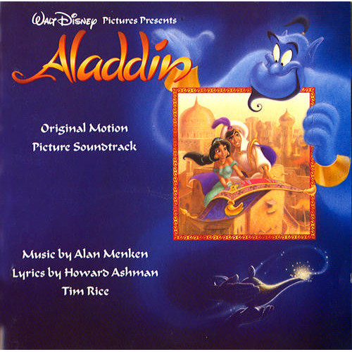 ซีดี Alan Menken, Howard Ashman, Tim Rice - Aladdin (Original Motion Picture Soundtrack) (CD) (VG+)