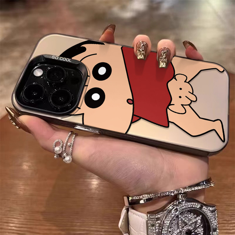 จัดส่งทันที เคสไอโฟน11 12 13 14 15 16 Pro Max funny crayon shin-chan shockproof Case For iPhone 11,12,1314,15,16PM
