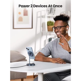 UGREEN รุ่น 90668 แท่นชาร์จโทรศัพท์มือถือไร้สาย Magnetic Wireless Charger Stand 20W Max Stand สำหรับ iPhone