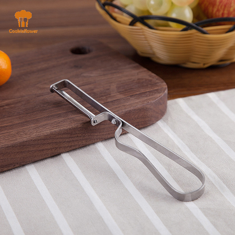 Ckfr สแตนเลสผักผลไม้ Peeler Multi-function มันฝรั่งแครอท Peeling อุปกรณ์ครัวหนา Handle ทําความสะอาดง่ายใหม่
