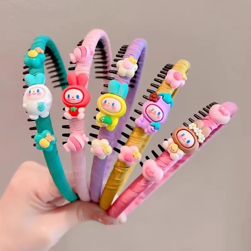เด็กการ์ตูนกระต่ายสีลูกกวาดด้วยฟันไม่ง่ายที่จะหลุดที่คาดผมน่ารัก Tidy-up ผมหักเครื่องมือที่มีประโยชน์แถบคาดศีรษะกันลื่น ราคา ถูกที่สุด ดีลบีเคเค แกลเลอรีภาพที่ 7