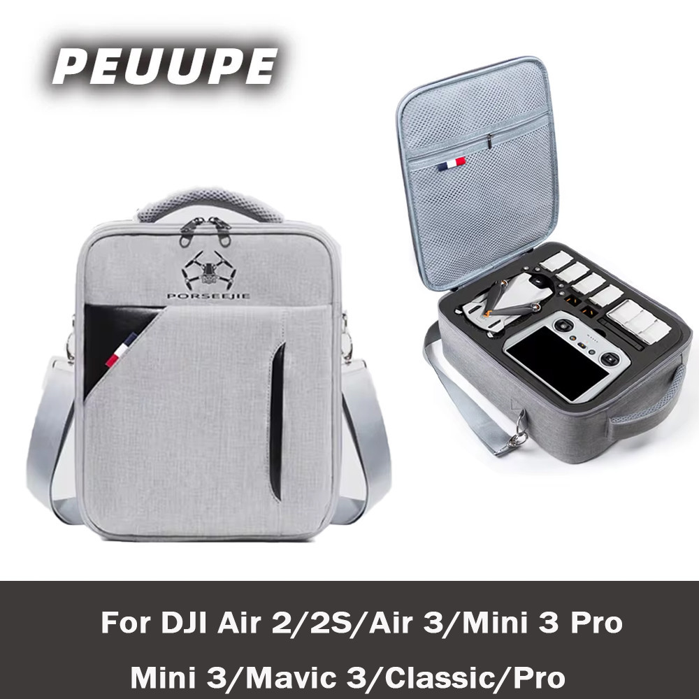 แบบพกพากระเป๋าเป้สะพายหลังกระเป๋าสะพายกระเป๋าถือกล่องสําหรับ DJI Mini 3 Pro/Mavic 3 Pro/Air 3/Air 2S/Mini 4 Pro Drone อุปกรณ์เสริม