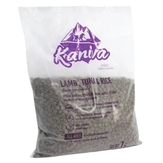 [ 1 kg ] Kaniva คานิว่า อาหารเม็ดแมว เหมาะสำหรับแมวทุกช่วงวัย โซเดียมต่ำ ไม่เค็ม (ถุงแบ่งจากโรงงาน)