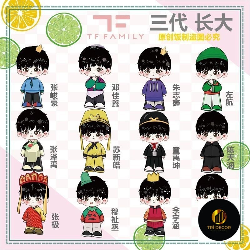 สินค้าใหม่ สินค้าสามรุ่นเพื่อทําข้าว TF ของแท้ Zuohang Zhixin Su Xinhao Zhang Ji Cheer