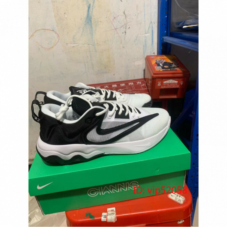 2024ข้อเสนอพิเศษ NK Giannis immortality 3low white/black รองเท้าผ้าใบรองเท้าบาสเก็ตบอล