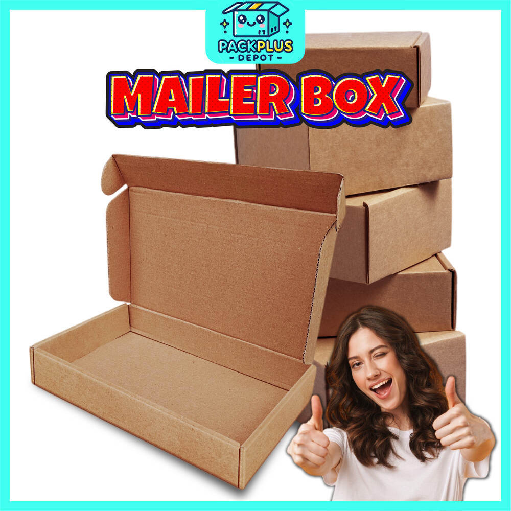 Packplus Box Pizza Box EXTRA THICK! กล่องกระดาษหัตถกรรม กล่องบรรจุภัณฑ์ กล่อง Mailer Kotak飞机盒