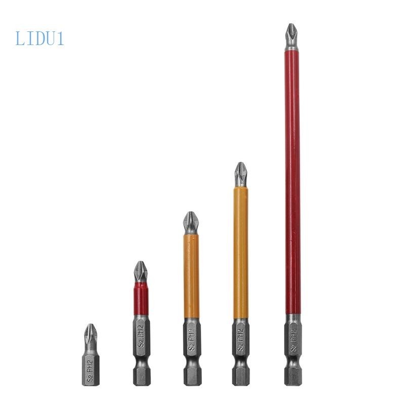 Lidu1 S2 6 3 มม.แม่เหล็กที่แข็งแกร่งสําหรับ Cross Bit ไขควงสว่านมือไฟฟ้ากันลื่น