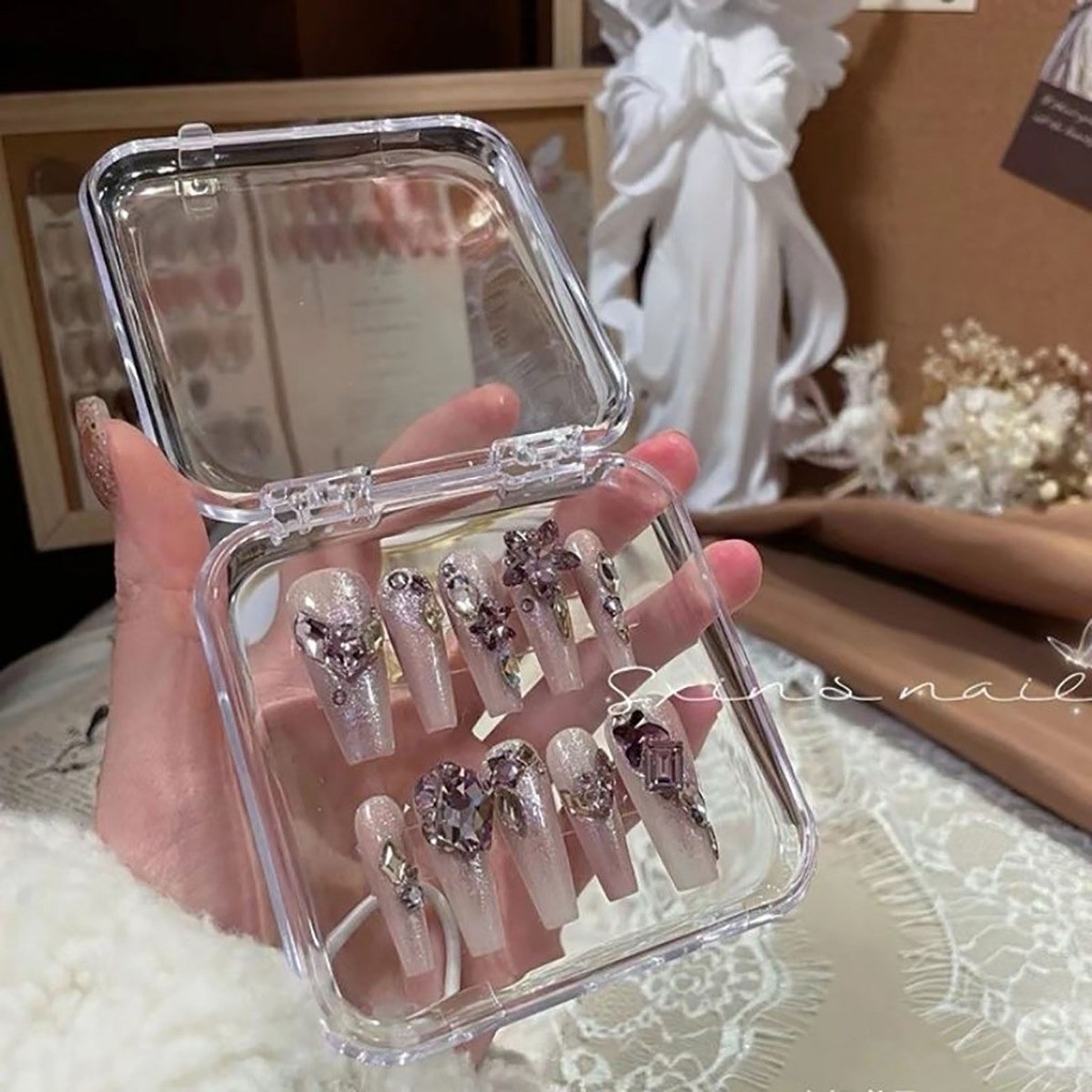 กล่องพลาสติกใส สําหรับใส่เครื่องประดับ สร้อยคอ ของขวัญ