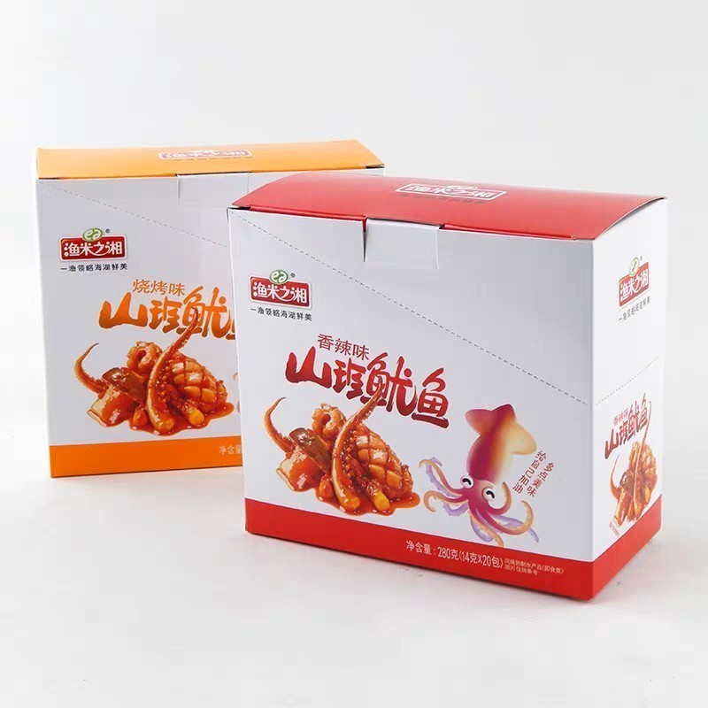 [กล่อง20ซอง] หมึกปรุงรส เนื้อแน่น หอมกลิ่น เผ็ดถึงใจ
