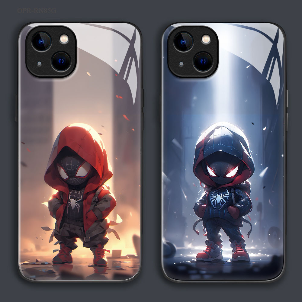 OPPO Reno 8 8Z 7 7Z 6Z 6 5 4 2F F11 F9 F7 F5 Pro Youth 4G 5G เคสออปโป้ Hat Boy Glass Case BL