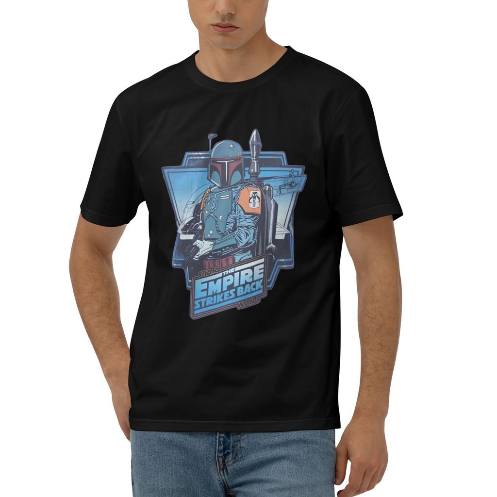 Star Wars Boba Fett The Empire Strikes เสื้อยืดแฟชั่นพิมพ์ลายแปลกใหม่