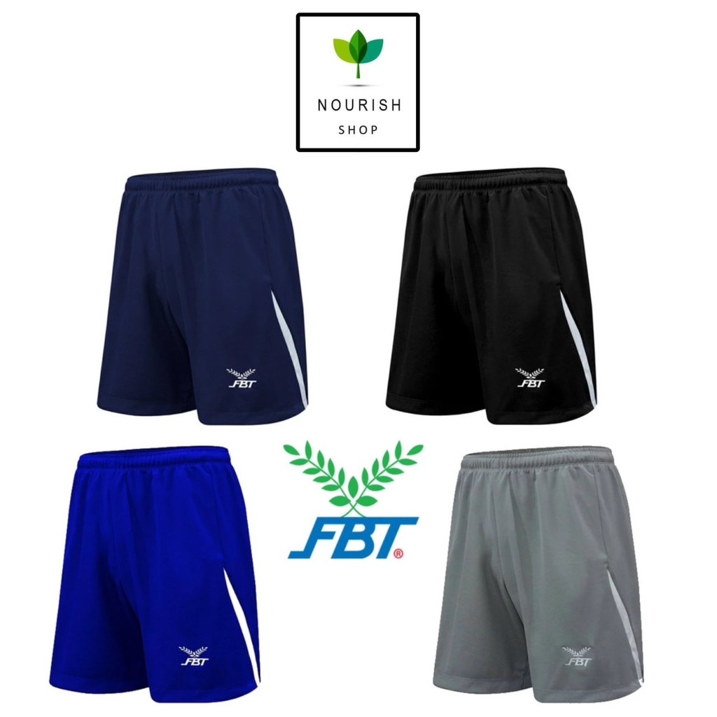 FBT กางเกงกีฬา ไซส์ S-3XL โลโก้ปัก เอวยางยืดพร้อมเชือก 22260