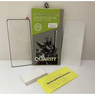 ฟิล์มกระจกนิรภัย เต็มจอลงโค้ง กาวทั้งแผ่น Quarry For vivo V50/V60/X200Pro/V29/V40/V40pro/X200/V30/V30Pro/V27/V27pro
