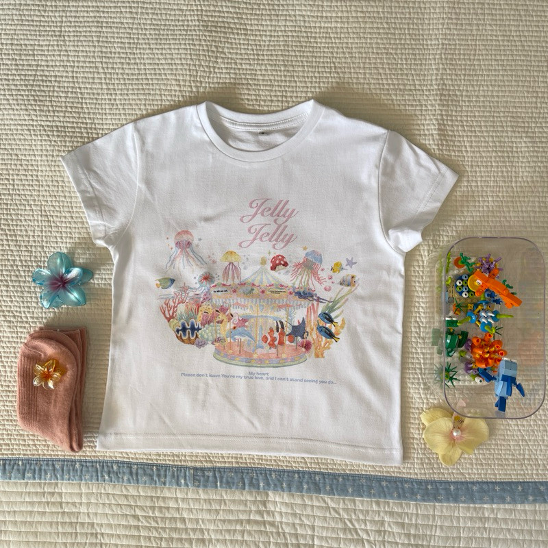 jelly jelly baby tee Cotton 100% [S-5XL]