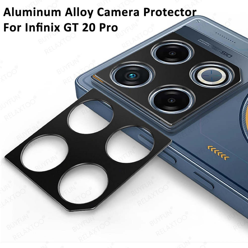 สําหรับ Infinix GT 20 Pro 2024 โลหะอลูมิเนียมกล้องเลนส์ Protector Infinx GT20Pro GT 20Pro 5G ฝาครอบกล้องป้องกันฟิล์ม
