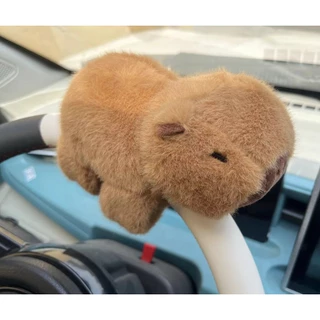 ตุ๊กตาคาปิบาร่านุ่มนิ่ม ขนนุ่มสวมข้อมือ น่ารักและพกพาง่าย เหมาะกับการสะสมและเป็นของขวัญ
