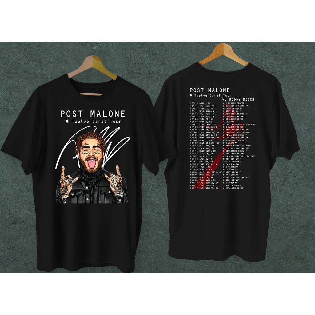 【Hot】Post Malone Twelve Carat Tour t-Shirt