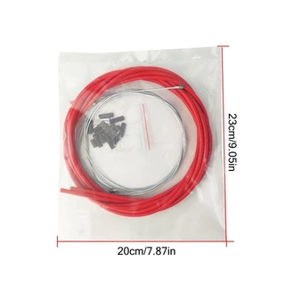 PULSEE จักรยานเบรค/Shift Line, Multicolor Tube Line ท่อ MTB จักรยาน Derailleur Wire, Housing End Cap แผนที่จักรยาน PVC Derailleur/ชุดเบรค