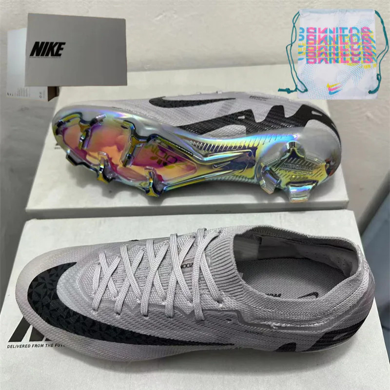 รองเท้าฟุตบอลเด็ก Nike Air ZOOM Mercurial Vapor 15 Elite XXV ราคาถูกรองเท้าฟุตบอลกลางแจ้งรองเท้าผู้ชาย unisex ฟุตบอล tx9q