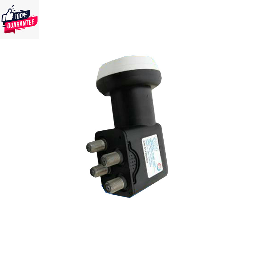 PSI LNB KU - BAND QUAD UNIVERSAL 4 ขั้ว รุ่น OK-4 สีดำ-ขาว