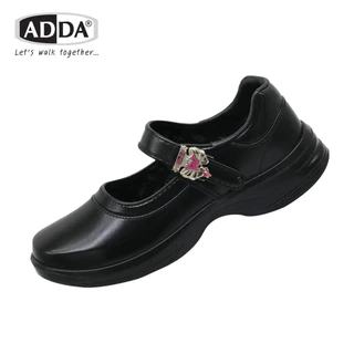 ADDA 41T01-W1 NEWPRODUCT "รองเท้านักเรียน PU: พื้นที่ส่วนตัวในโลกของวัยรุ่น! สร้างแรงบันดาลใจและสวม