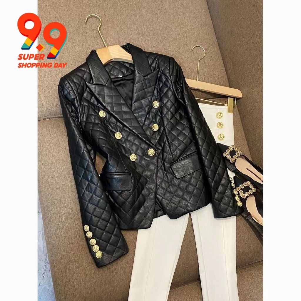 ออร์เคสตร้า ไฮเอนด์ เดรสสั้นสีดํา ตัดกับเสื้อสูท 667 สูท สูทสูง สูท โค้ท สูท 667 สูท