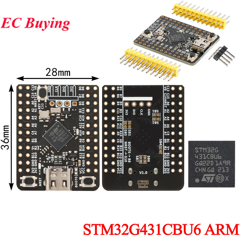 2 ชิ้น/1 ชิ้น STM32G431CBU6 STM32 Mini Core ชิป Development Board โมดูล STM32G431 ARM Cortex-M4 STM3