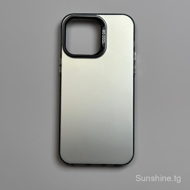 เคสโทรศัพท์สีเงินพรีเมี่ยมสำหรับ Apple 15PROMAX 14/13/12/11พรีเมี่ยมเบาหรู7P ระเบิด8สีทึบ