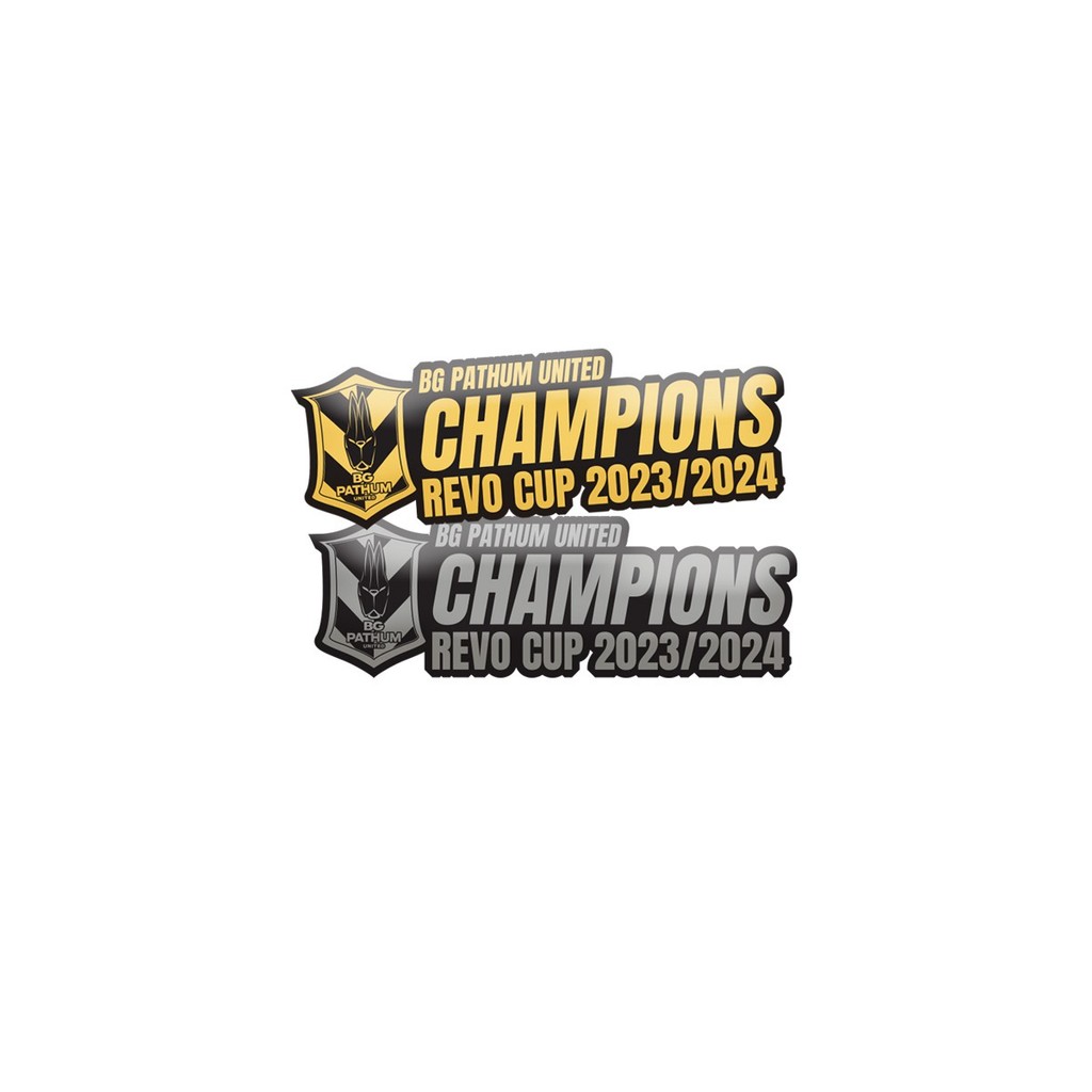 สติกเกอร์ฉลองแชมป์  BGPU STICKER - CHAMPIONS REVO CUP 2023/24