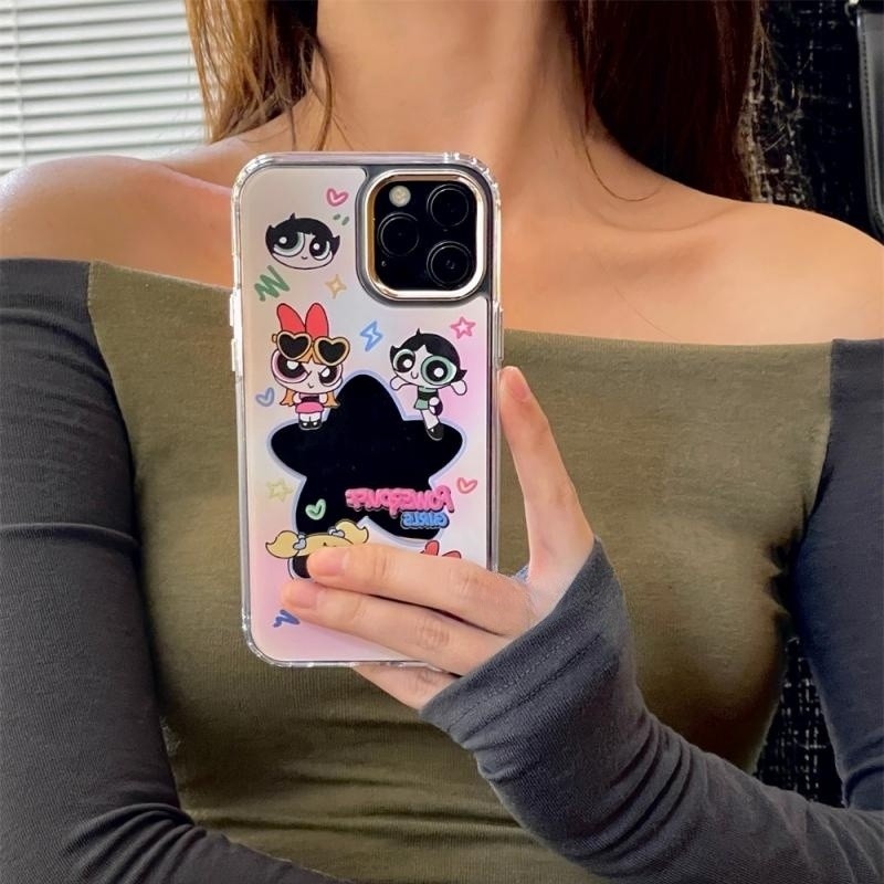 กระจกแต่งหน้านุ่มโปร่งใสกรณี Anti-Fall เคสโทรศัพท์สําหรับ iPhone 16 Promax 15 Promax 12 13 Mini 14plus 11 Pro Max X XS XR XS Max 7 8 plus Se2020