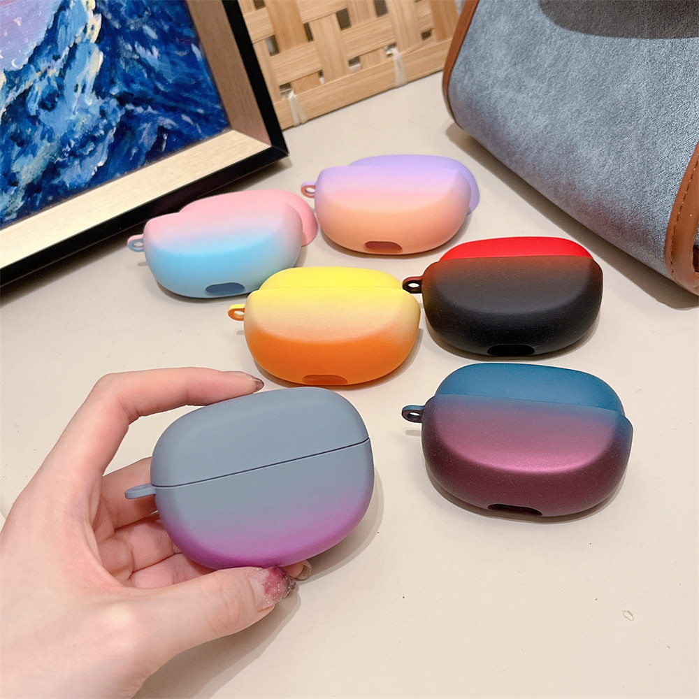 For Bose Ultra Open EarBuds Case Rainbow Frosted Hard Case Compatible with Bose Ultra Open EarBuds Shockproof Shell Case Protective Cover