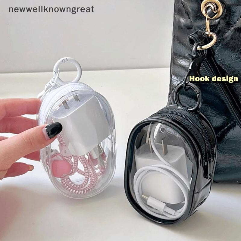 ใหม่wellknowngreat แบบพกพา PVC โปร่งใสหน้าอก Patch กระเป๋าเก็บตุ๊กตาข้อมูลกระเป๋ากลางแจ้งถุงเก็บฝุ่นกันน้ําเครื่องสําอาง Organizer กล่อง CAD
