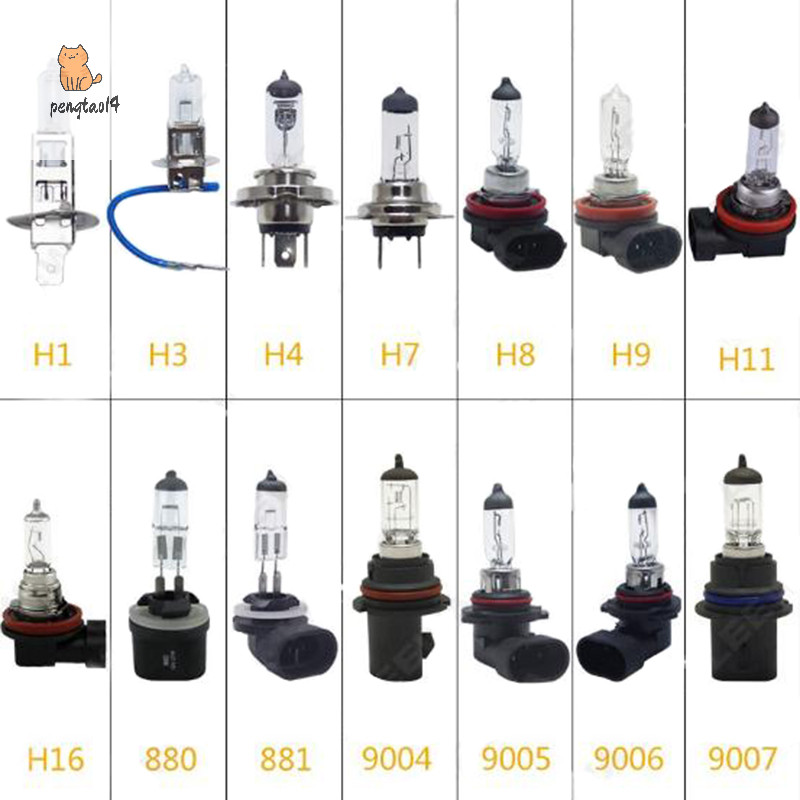 Pengatao14 Bright 9005 9006 Haen โคมไฟไฟหน้ารถ H1 H3 H4 H7 H11 HB3 หลอดไฟหมอกใหม่