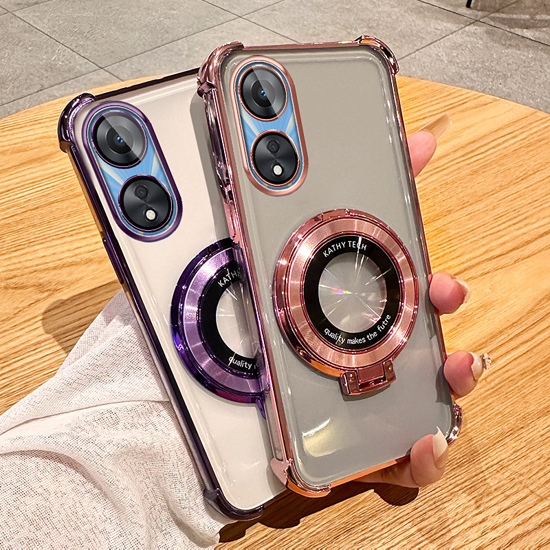 เคส OPPO A18 A38 A60 A98 A58 A78 4G 5G case รอบ ผู้ถือ เคสโทรศัพท์ สี่มุมป้องกันการตก เคสมือถือ อ่อนนุ่ม เคสออปโป้ A38