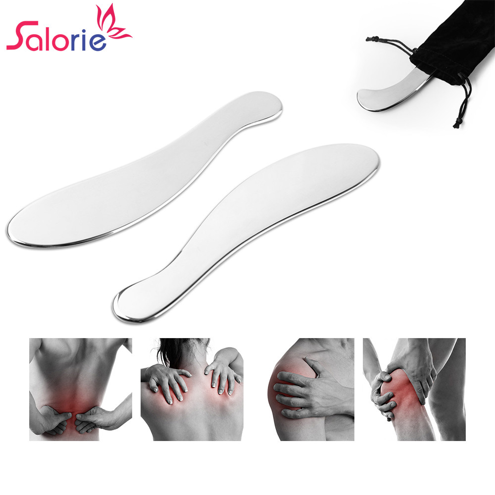 ซาโลรี สแตนเลส กัวซา นวดร่างกายขูดเครื่องมือ พังผืด เนื้อเยื่อนวดผ่อนคลายสําหรับขาหลังแขนคอไหล่