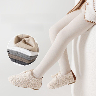 กางเกงเลกกิ้งเด็กหญิงบุขนกำมะหยี่หนาพิเศษสำหรับฤดูใบไม้ร่วงแ…