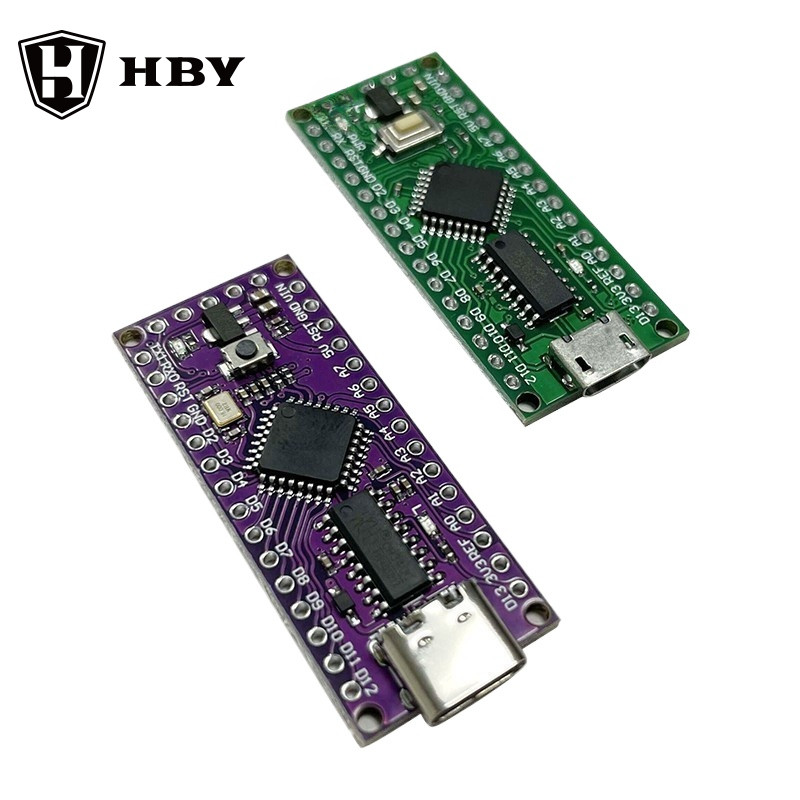 LGT8F328P-LQFP32 MiniEVB TYPE-C MICRO USB เข้ากันได้กับ ATMEGA328 Nano V3.0 LGT8F328P CH9340C / HT42