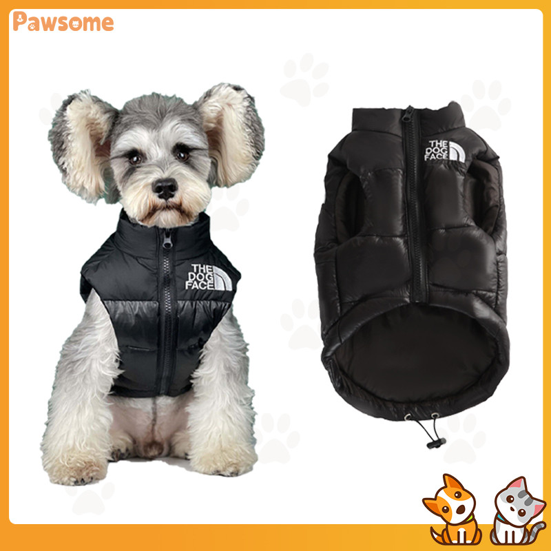 Pawsome ฤดูหนาวลงเสื้อแจ็คเก็ตสุนัข Warm ชุดกันน้ํากลางแจ้ง Windproof สัตว์เลี้ยงเสื้อกั๊ก Cold Weather เสื้อผ้าสําหรับสุนัข
