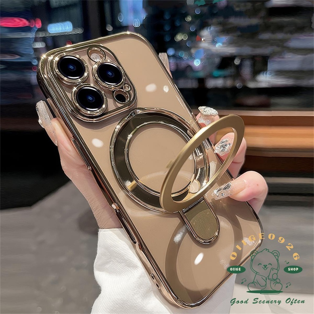 เคส iphone16 desert ชุบสีเคสโทรศัพท์แม่เหล็ก iphone16 Pro Max 15 14 13 12 11 เคสสําหรับเคส iPhone xs/xr ซิลิโคนนิ่ม TPU กันกระแทก