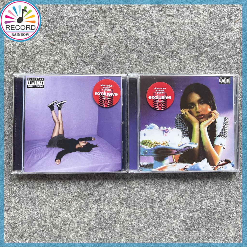 Olivia Rodrigo SOUR Target Exclusive & GUTS Exclusive Alternative 2 อัลบั้ม Set [ปิดผนึก] ใหม่เอี่ยม