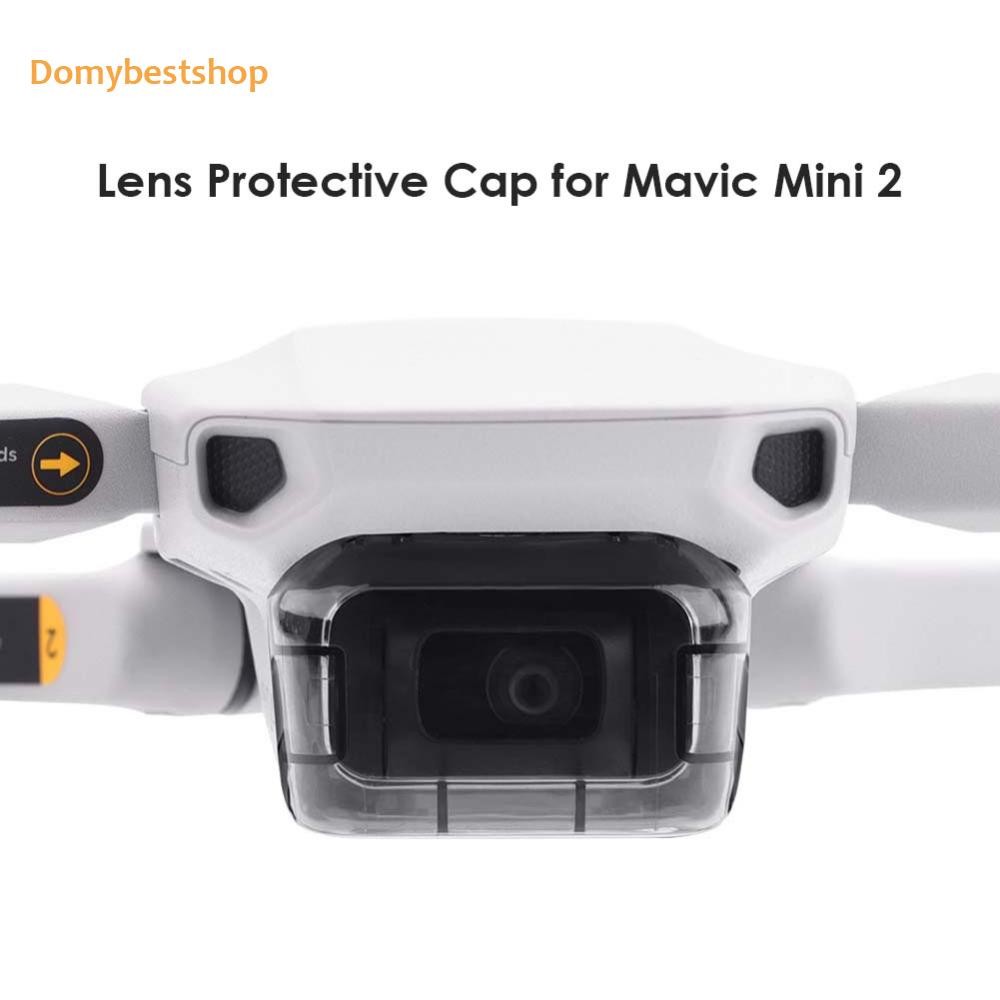 Pc โปร่งใส Drone เลนส์ป้องกันหมวกสําหรับ DJI Mavic Mini 2 กล้องกิมบอลฝาครอบกันฝุ่นแบบพกพา Anti-Scratch Guard Prop Fixer [Domybestshop.th]