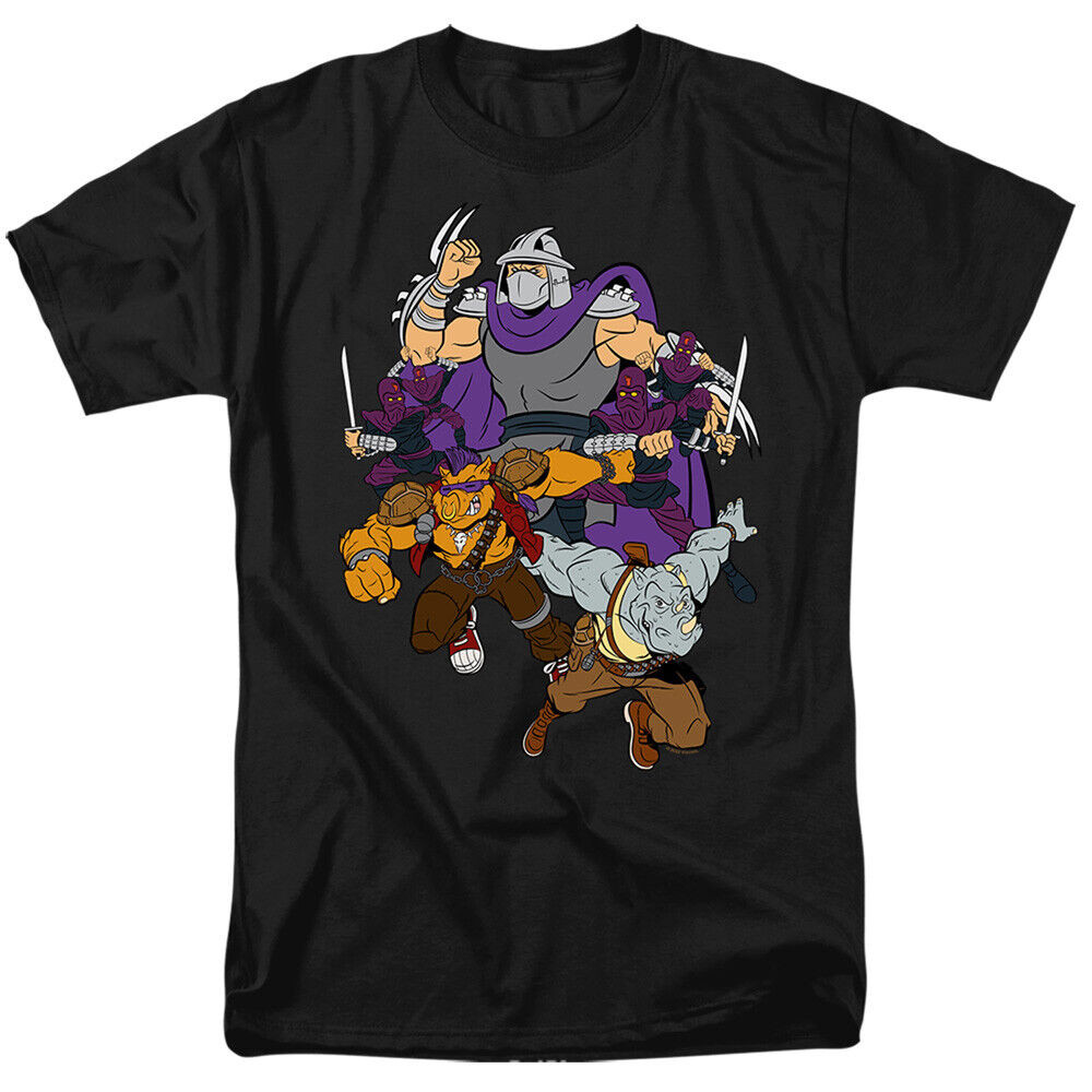 Tmnt - Teenage Mutant Ninja Turtles - Shredder And Foot Clan - เสื้อยืดผู้ชายสําหรับผู้ใหญ่