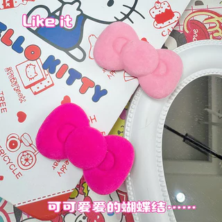พร้อมส่ง🇹🇭 B017 ราคา/ชิ้น กิ๊บติดผม ผ้ากำมะหยี่โบว์ เครื่องประดับผม ที่ติดผม