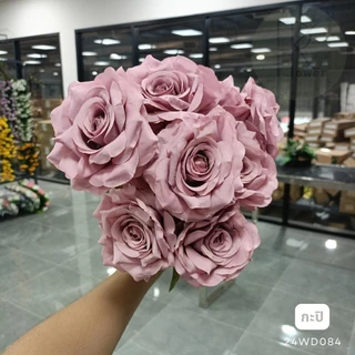 กุหลาบโลลิต้า 9 ดอก ช่อ 9 ก้าน ต้นสูง 48 cm ดอกไม้ประดิษฐ์สีสันสวยสดใส Flowers