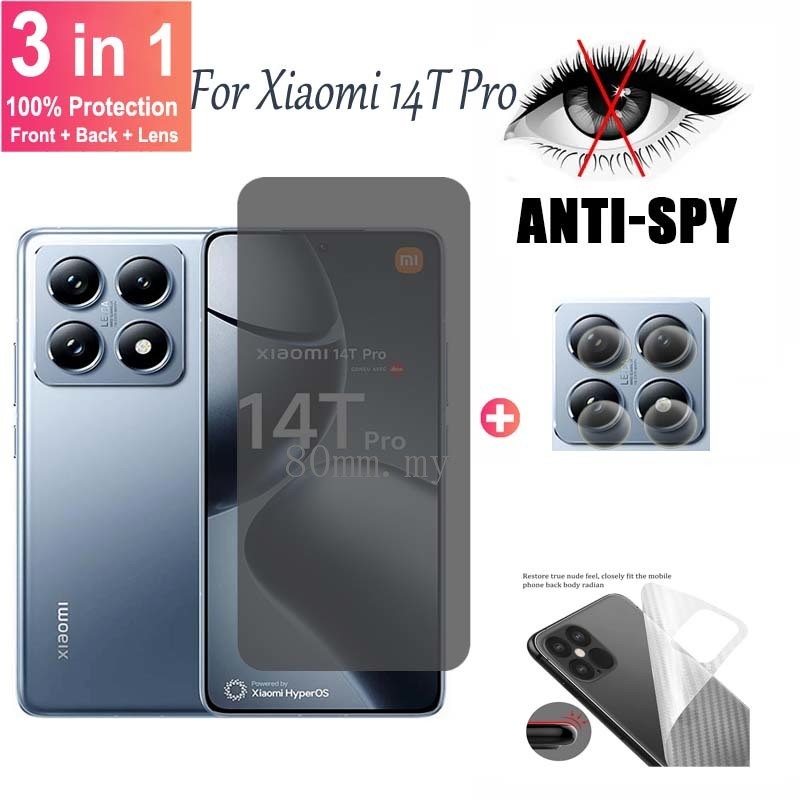 ฟิล์ม Xiaomi 14T Pro 5G ด้านหน้าฟิล์มสําหรับ Xiaomi 14T Pro 13T 12T Pro 14 13 5G 4G ฟิล์ม ตัวป้องกัน