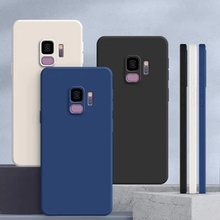 เคส Samsung S9 ,สีทึบ Samsung S9+ / S9 Plus เคสซิลิโคนป้องกันการตกสีธรรมดาเรียบง่าย YT