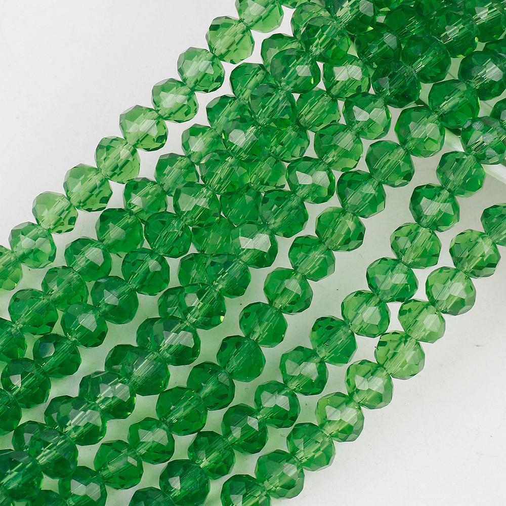 6มิลลิเมตร90ชิ้นโปร่งใสแก้วคริสตัลเหลี่ยมเพชรพลอยแบนลูกปัด ทําเอง เครื่องประดับพวงกุญแจทําอุปกรณ์ - รูปที่ 2