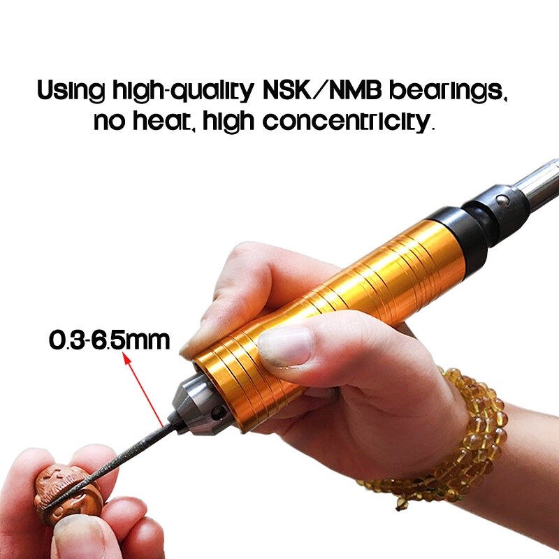 COD สายอ่อนต่อเครื่องเจียร-สว่านไฟฟ้า ขนาดเเกน0.3-6.5มิล แกนจับ 3 mm ยาว 100mm สำหนับงานแกะสลัก เครื่องเจียรสายอ่อน - รูปที่ 2