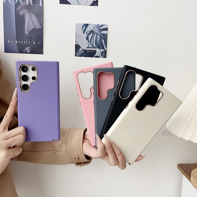 SAMSUNG เคสโทรศัพท์สําหรับsamsung Galaxy S24 S23 S22 Ultra S22 A55 A54 A53 A34 5GกันกระแทกTPU Hard Cover