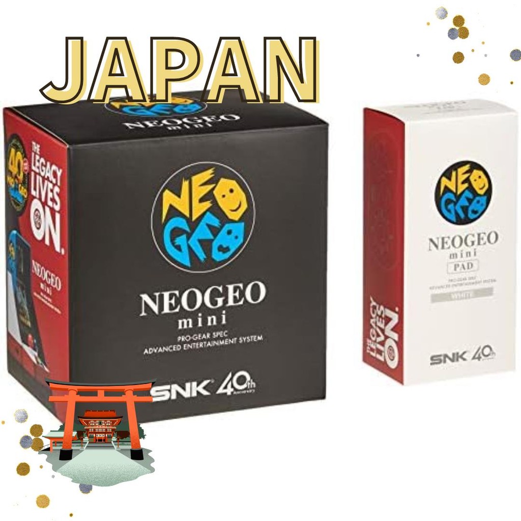 【Direct from Japan】ชุด NEOGEO mini + NEOGEO mini PAD (สีขาว)